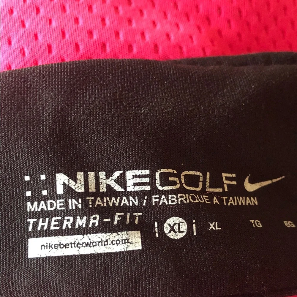 Nike Pink Full-Zip Lightweight Jacket with Black Accents